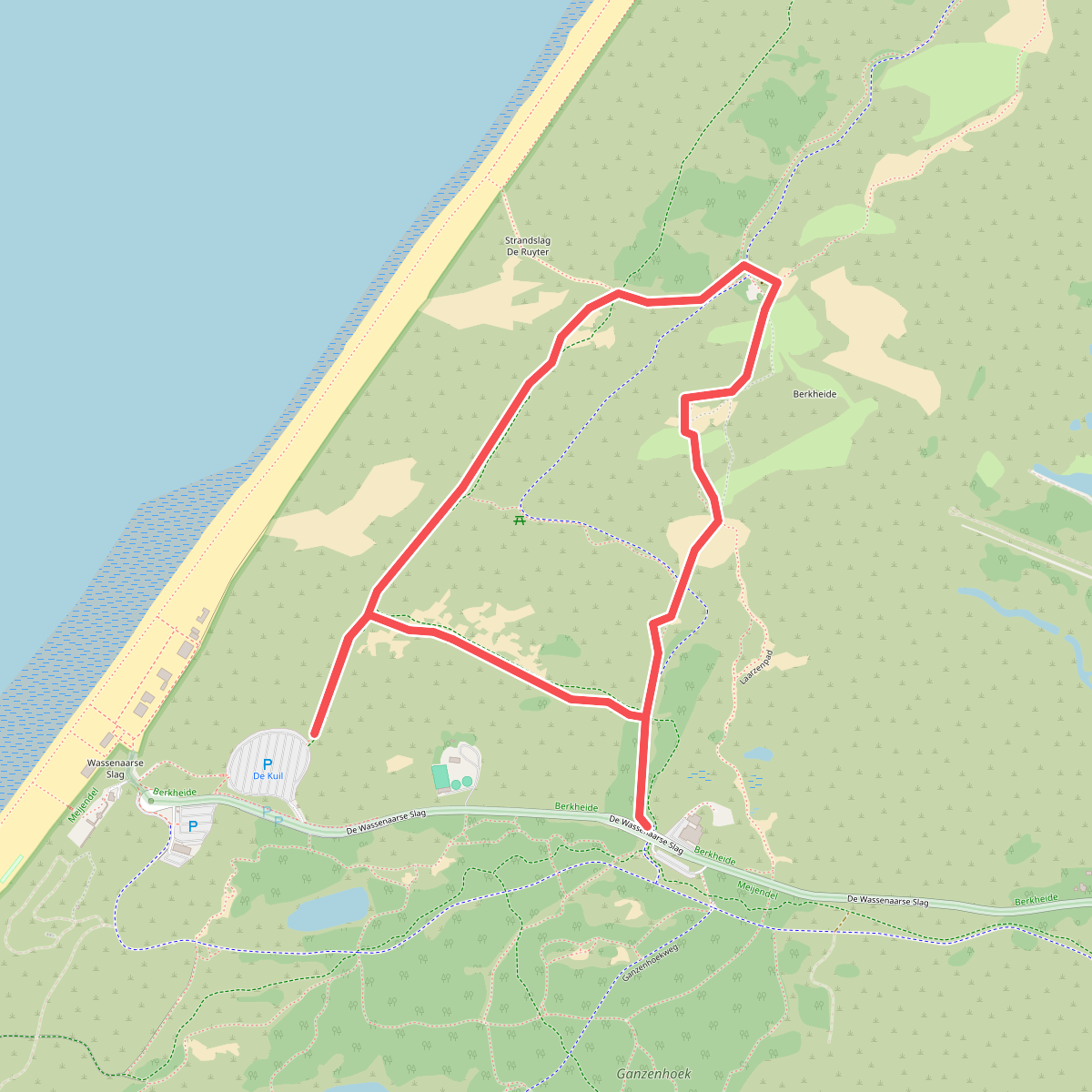 Wandelroute Dennerduin