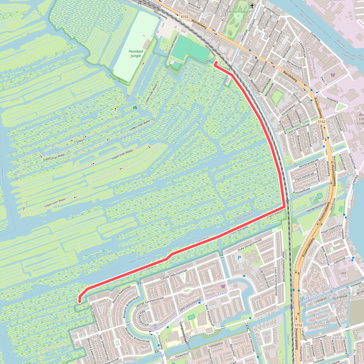 Wandelroute Frans Marspad Guisveld