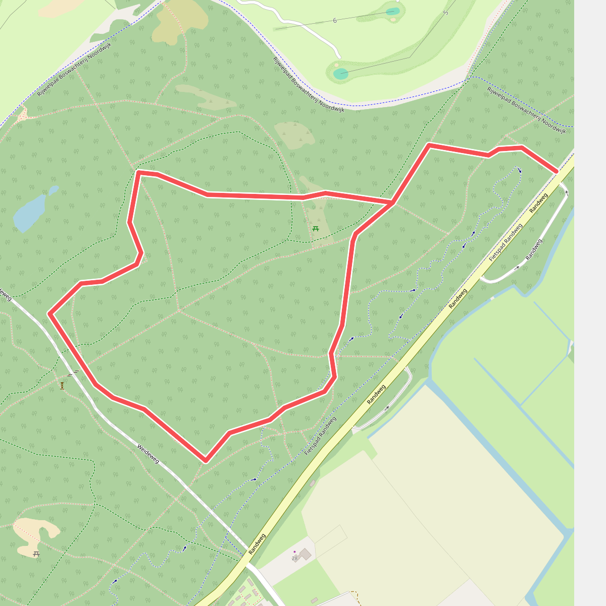 Wandelroute Dennen