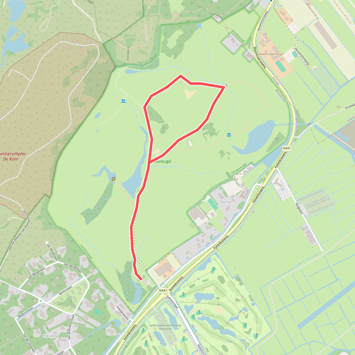Wandelroute Meta Jochemspad 