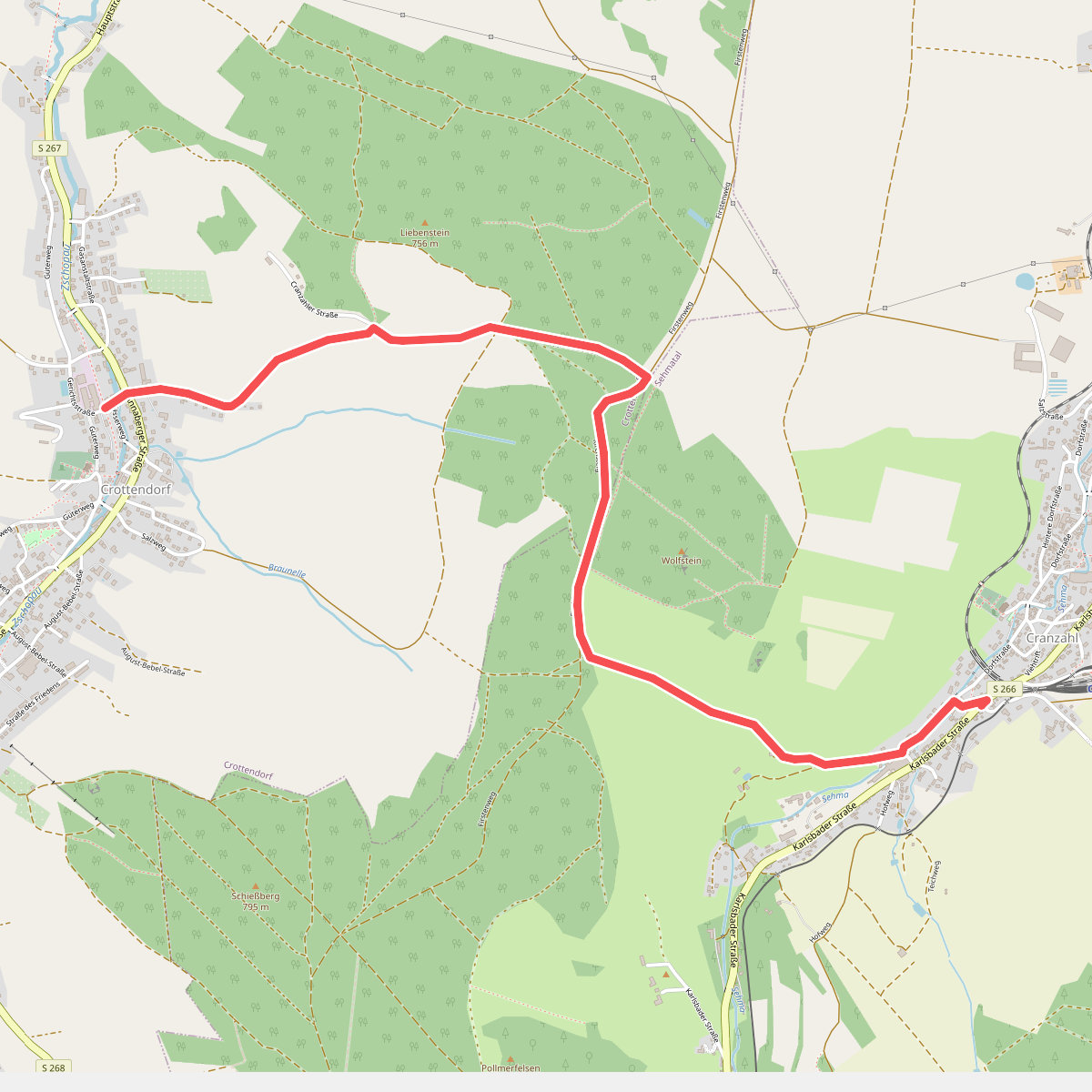 Ww Crottendorf-Firstenweg-Cranzahl