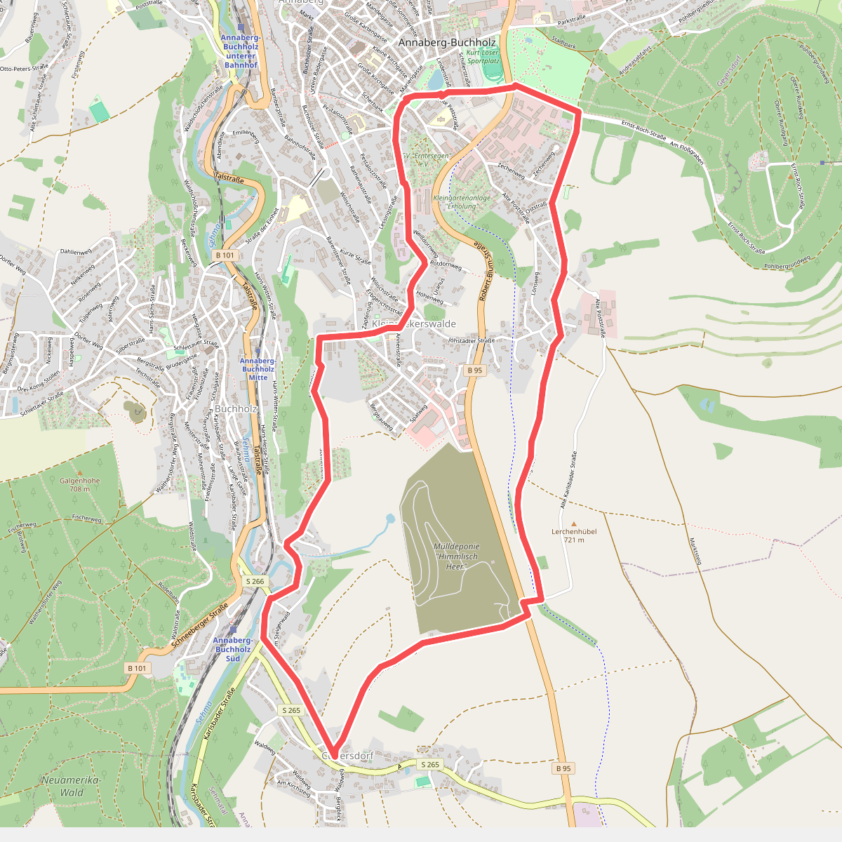Bergbaulehrpfad am Flößgraben entlang