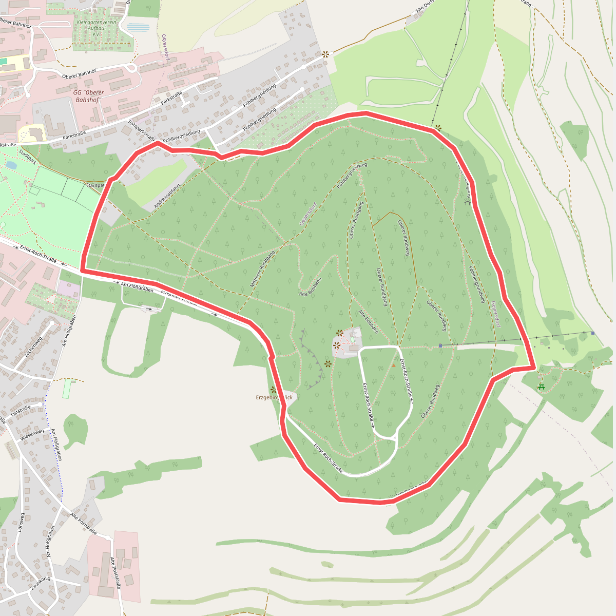 Wanderweg Unterer Rundgang