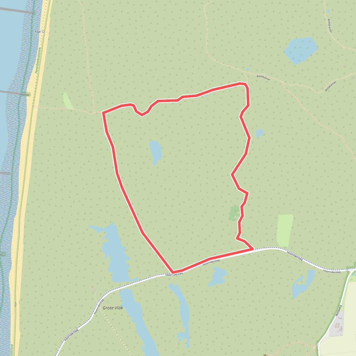 Wandelroute Bollekamer