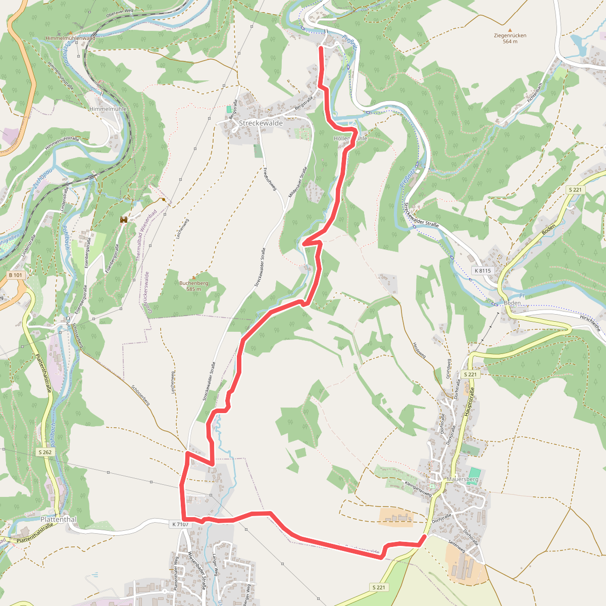 Ww Mildenau-Streckewalde über Sandbachtal