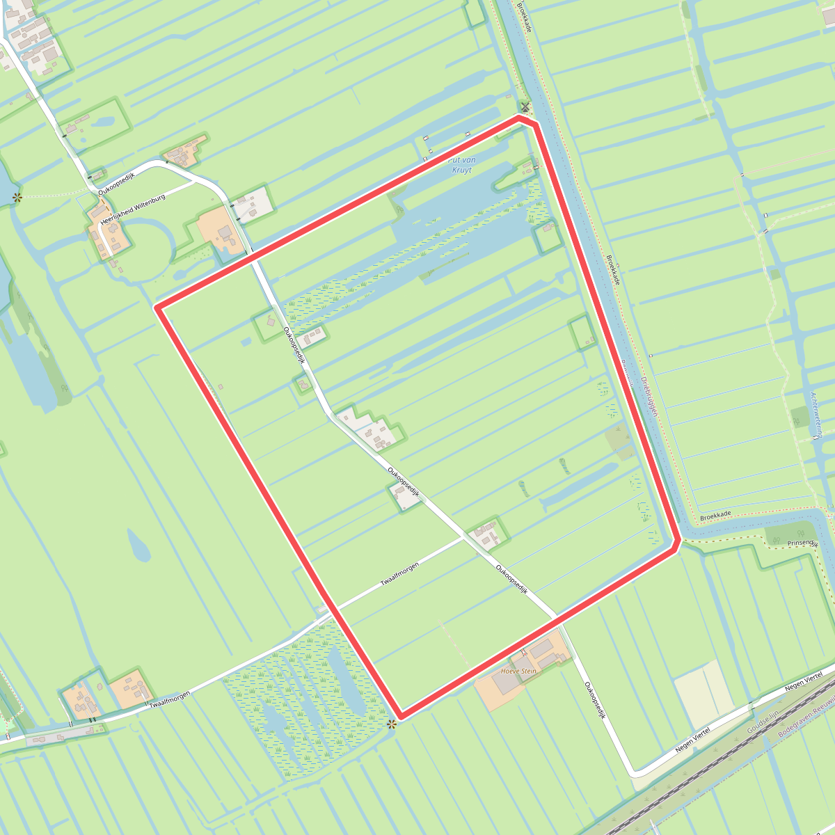 Wandelroute Rondje Oukoop