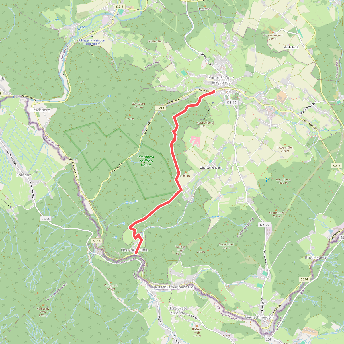 Ww Oberlochmühle - Seiffen