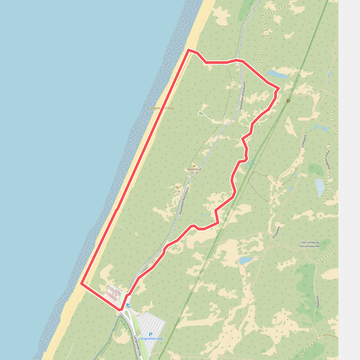 Wandelroute Langeveld