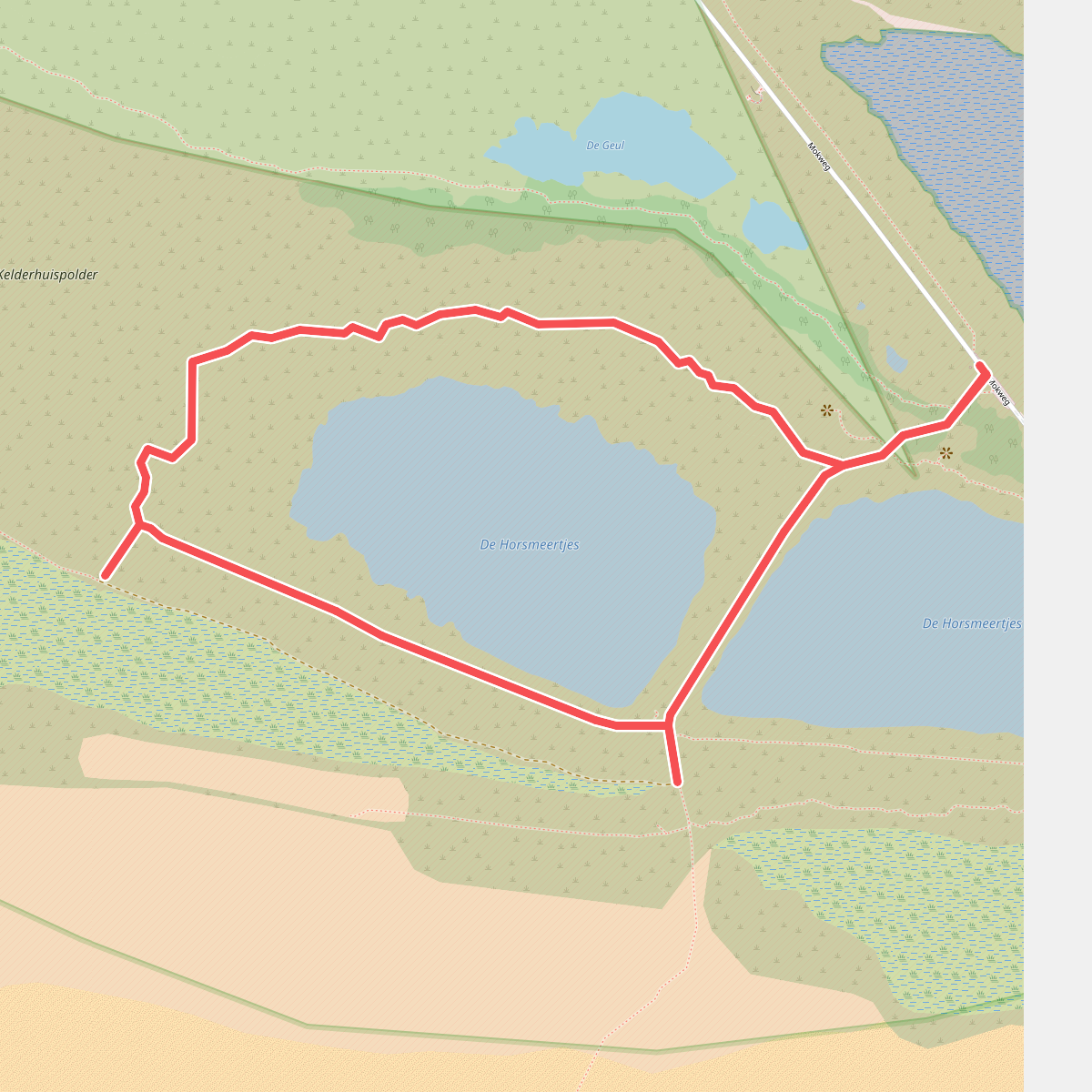 Wandelroute Horspolders