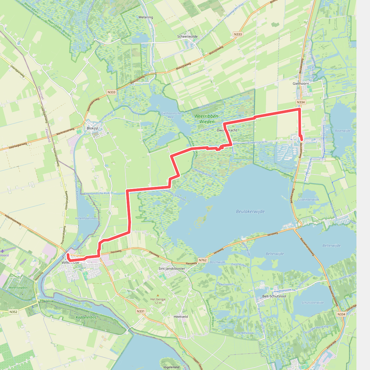 Zuideinde - Vollenhove · Pionierspad etappe 2