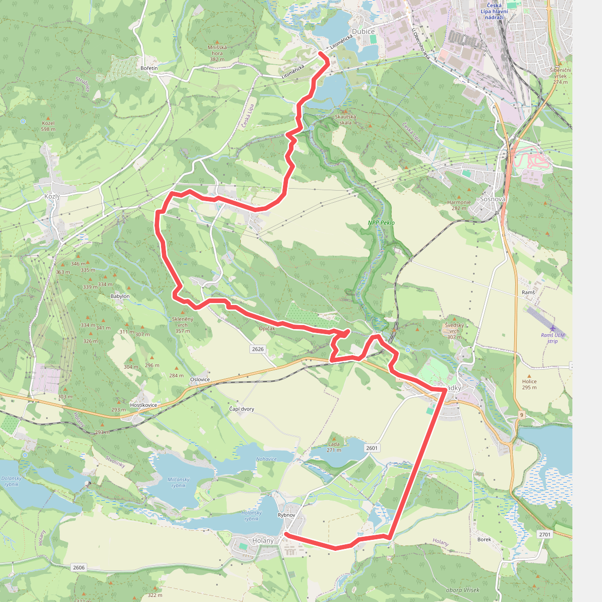 [M] Holany- Česká Lípa