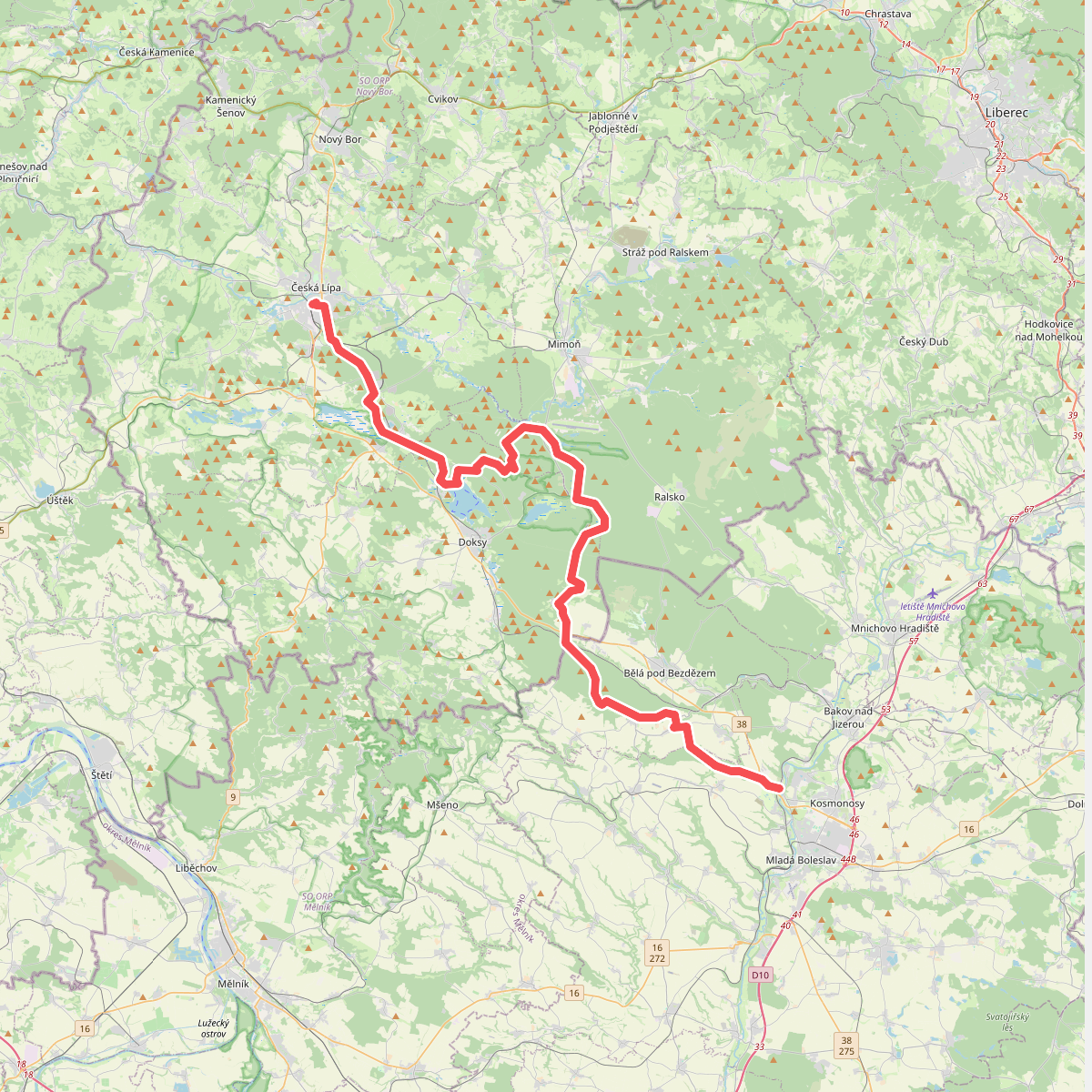 [M] Česká Lípa - Debř