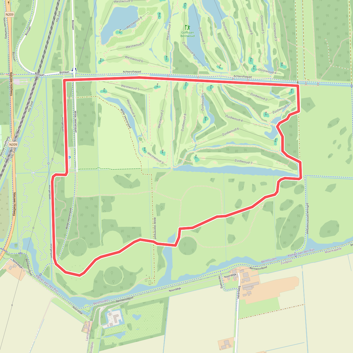 Wandelroute Kinderbomenroute