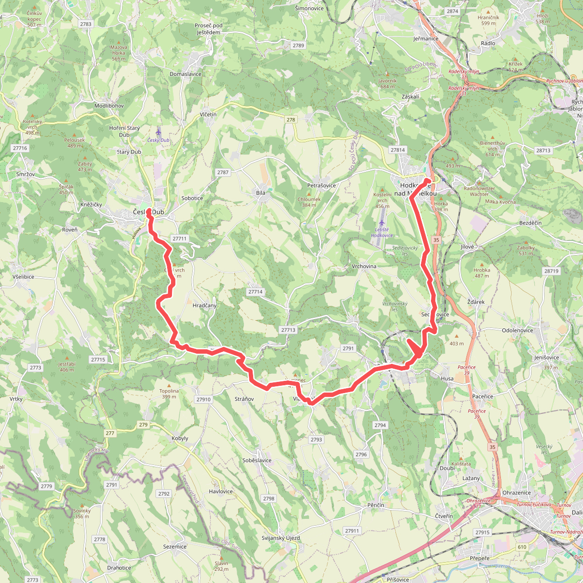 [M] Český Dub - Hodkovice