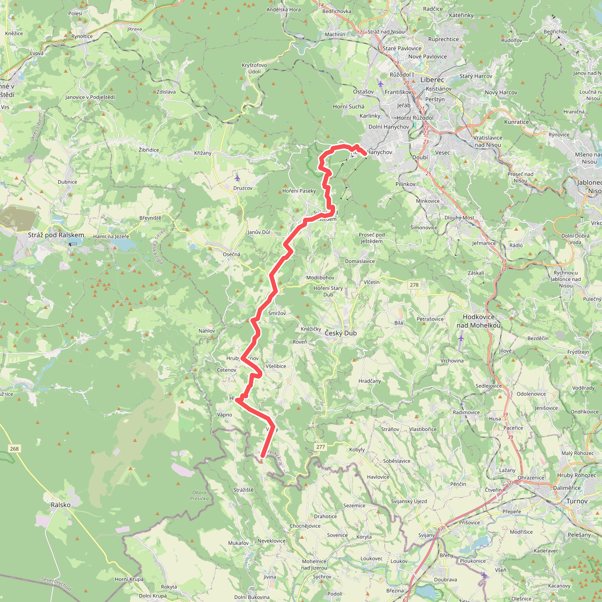 [M] Horní Hanychov - Přibyslavice