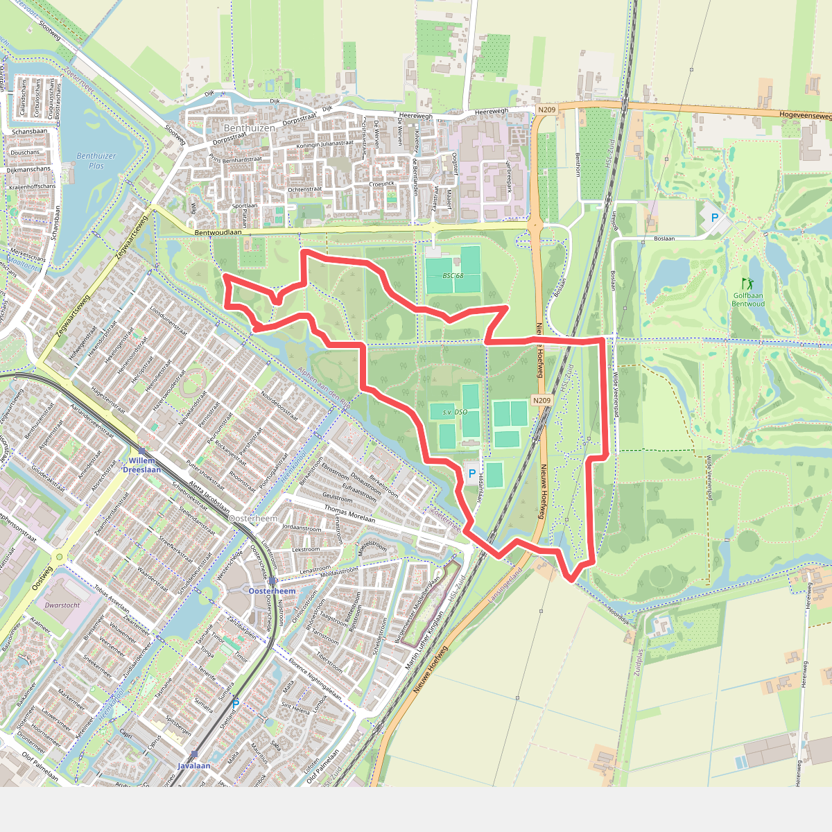 Wandelroute Rondje Driehoek