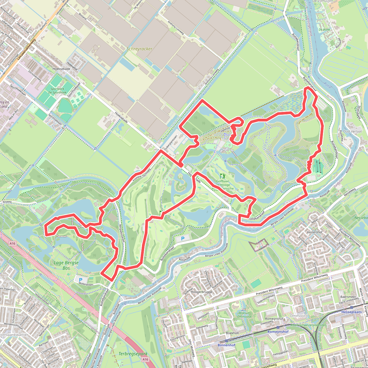 Boswachterspad Bergse Bossen