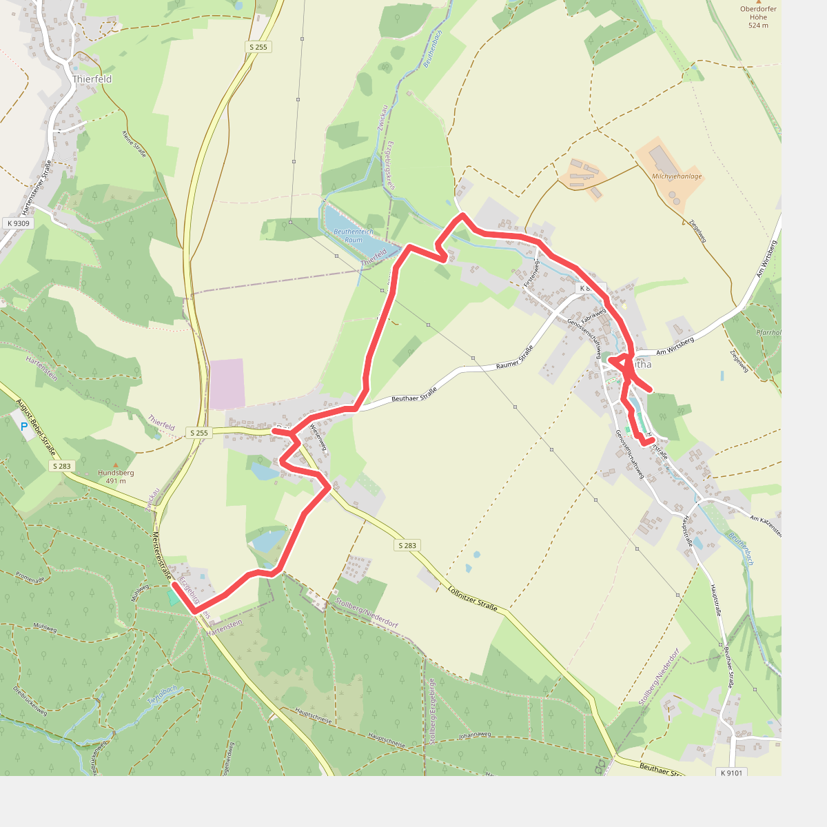 Historischer Themenwanderweg Beutha-Raum