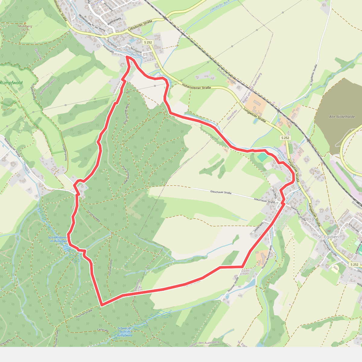 Ww St. Egidien - Rümpfwald - Rundweg