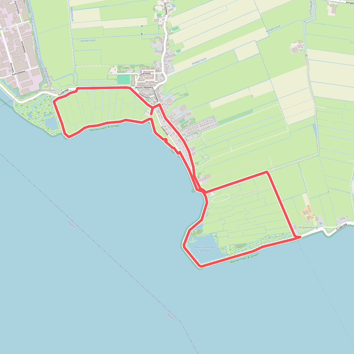 Uiterdijkroute (blauw)