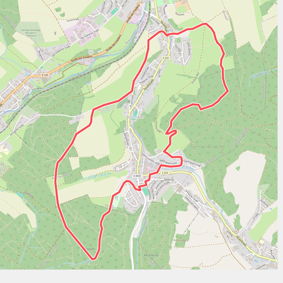 Rund um Gornsdorf