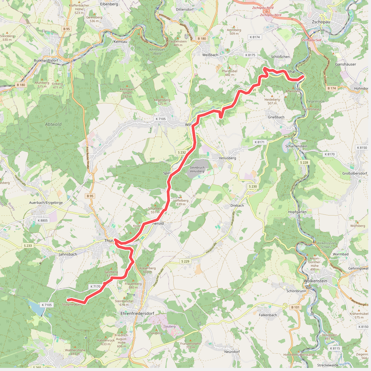 Ww Wilischthalwanderweg