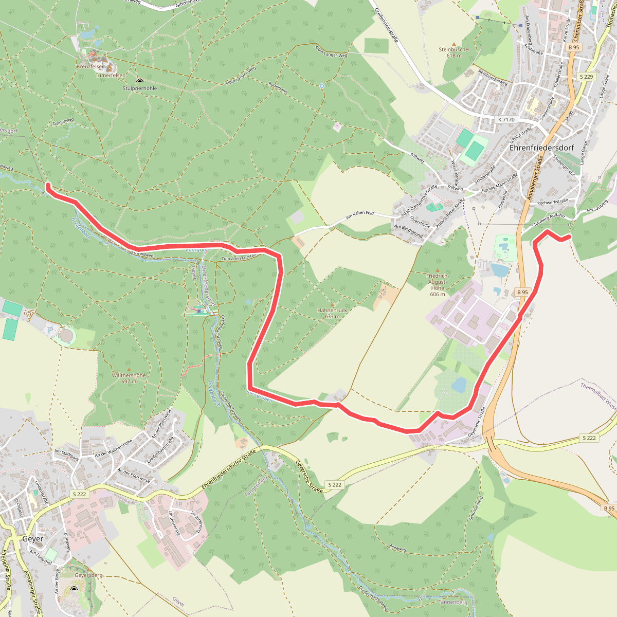 Greifensteine-Röhrgrabenweg-Ehrenfriedersdorf
