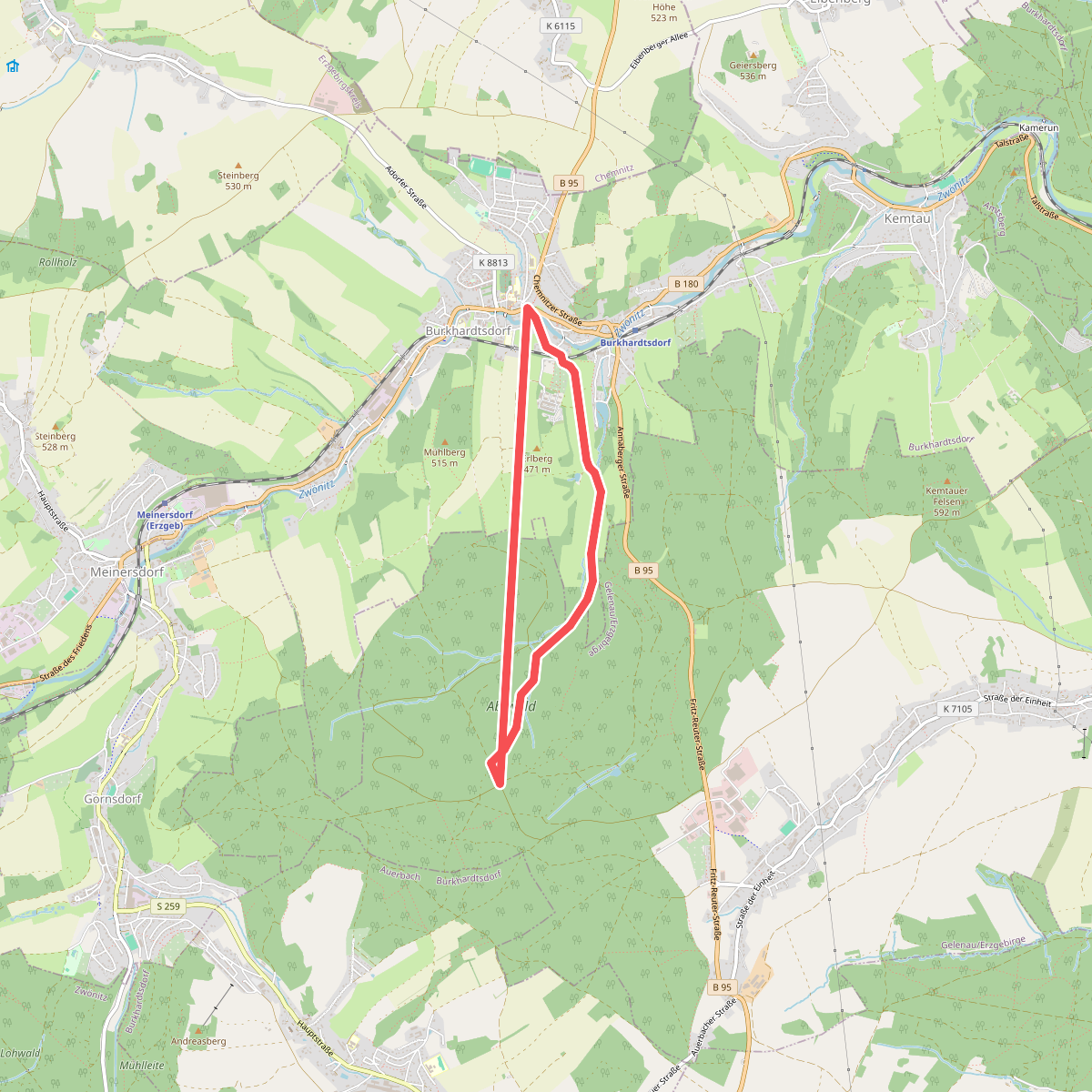 Rundweg Burkhardtsdorf