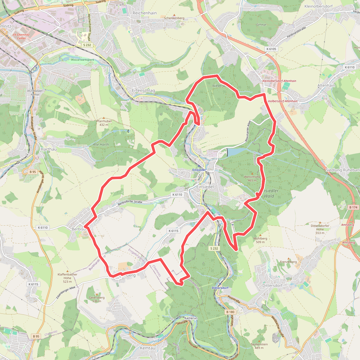 Rundwanderweg Einsiedel