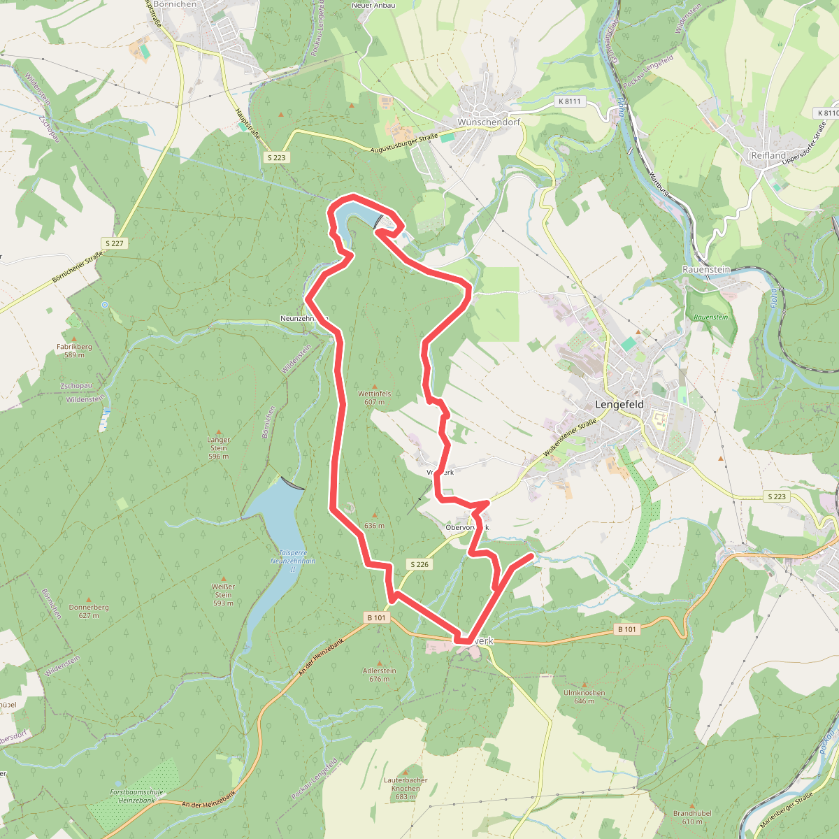 Bergbaulehrpfad Lengefeld