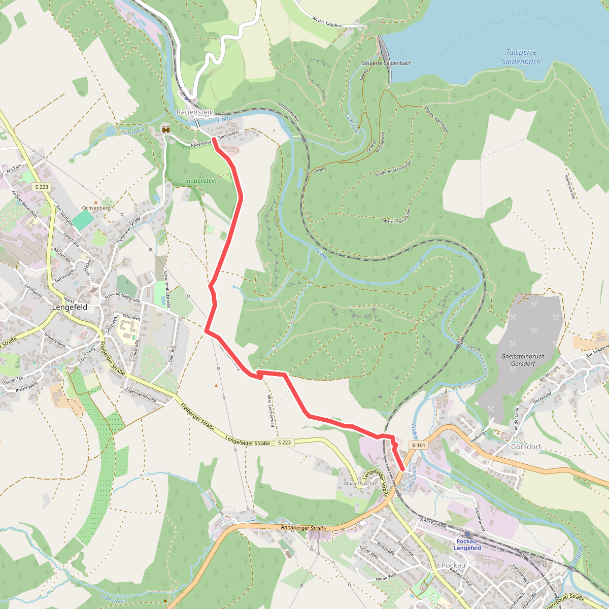 Wanderwweg Rauenstein- Pockau