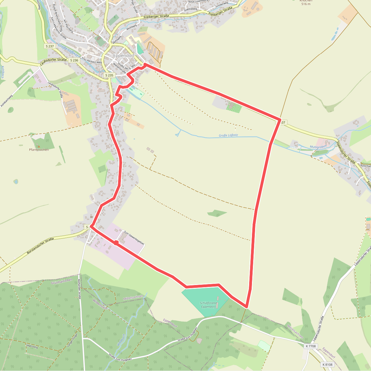 Rundweg Eklogitfelsen