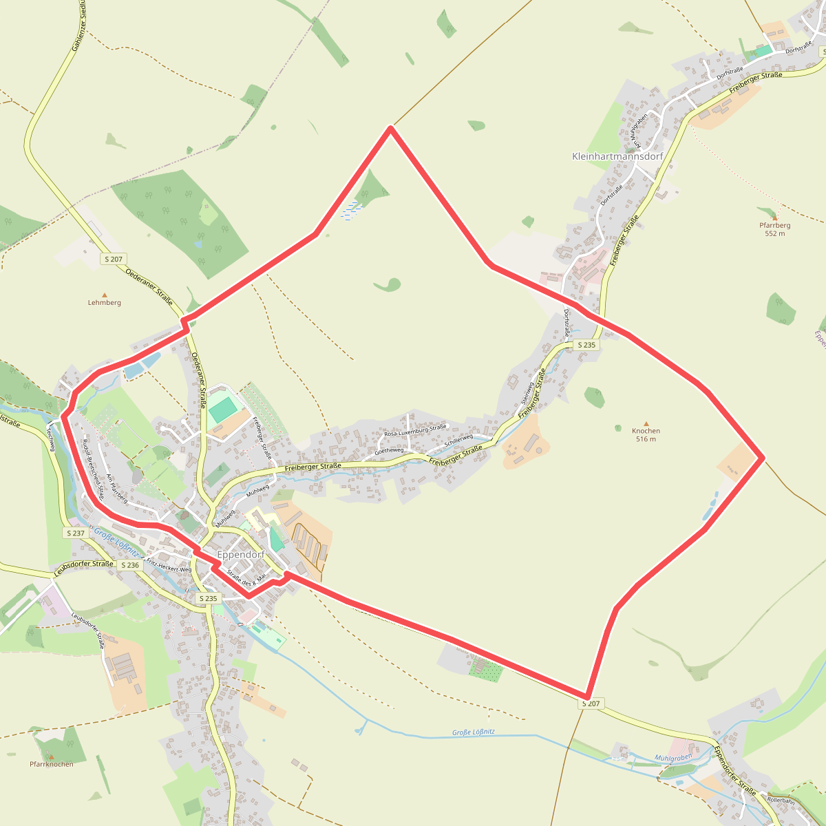 Rundweg Eppendorf-Kleinhartmannsdorf