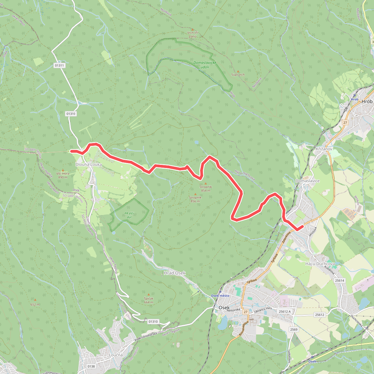 [Z] Háj (bus) - Pod Vlčí Horou