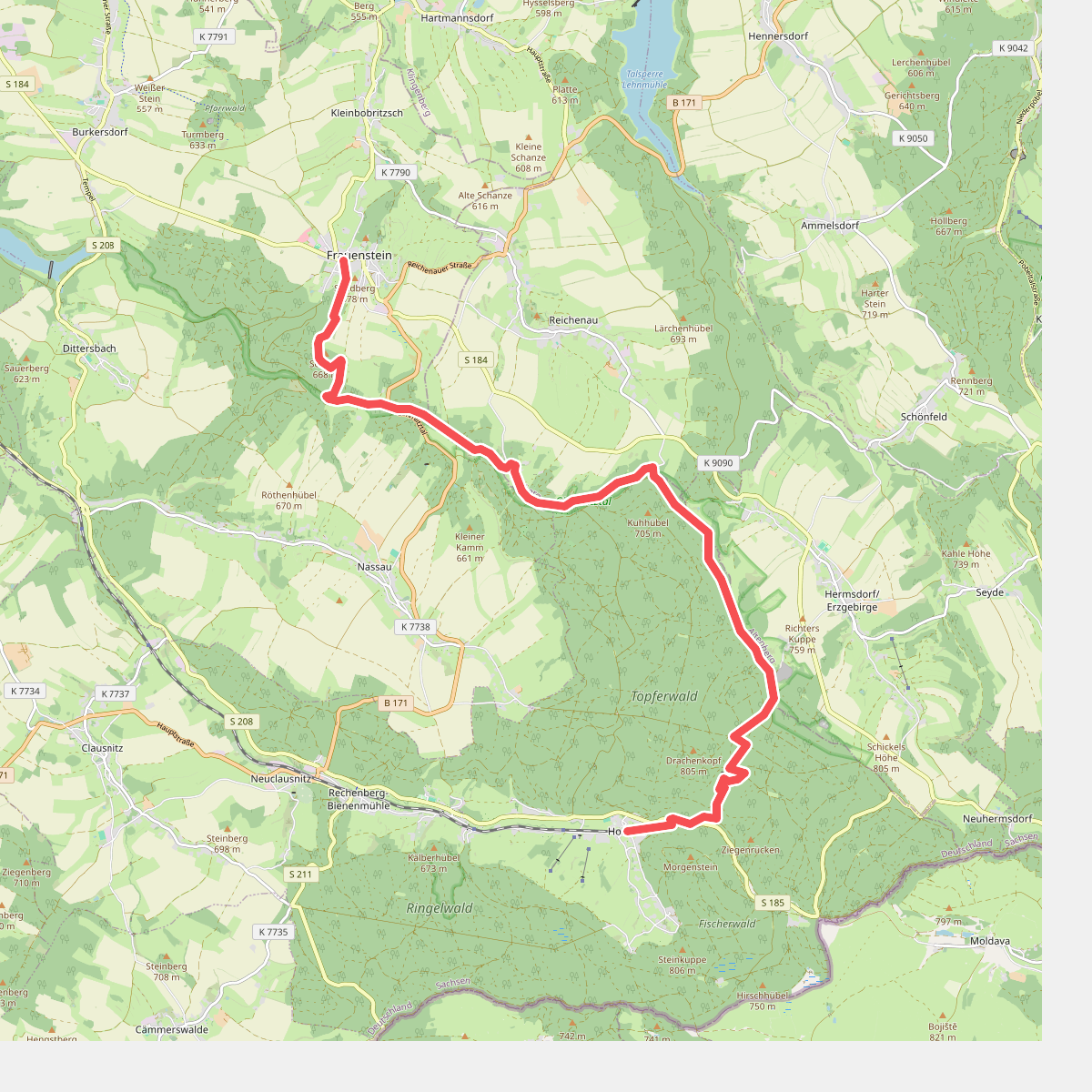 Frauenstein - Holzhau