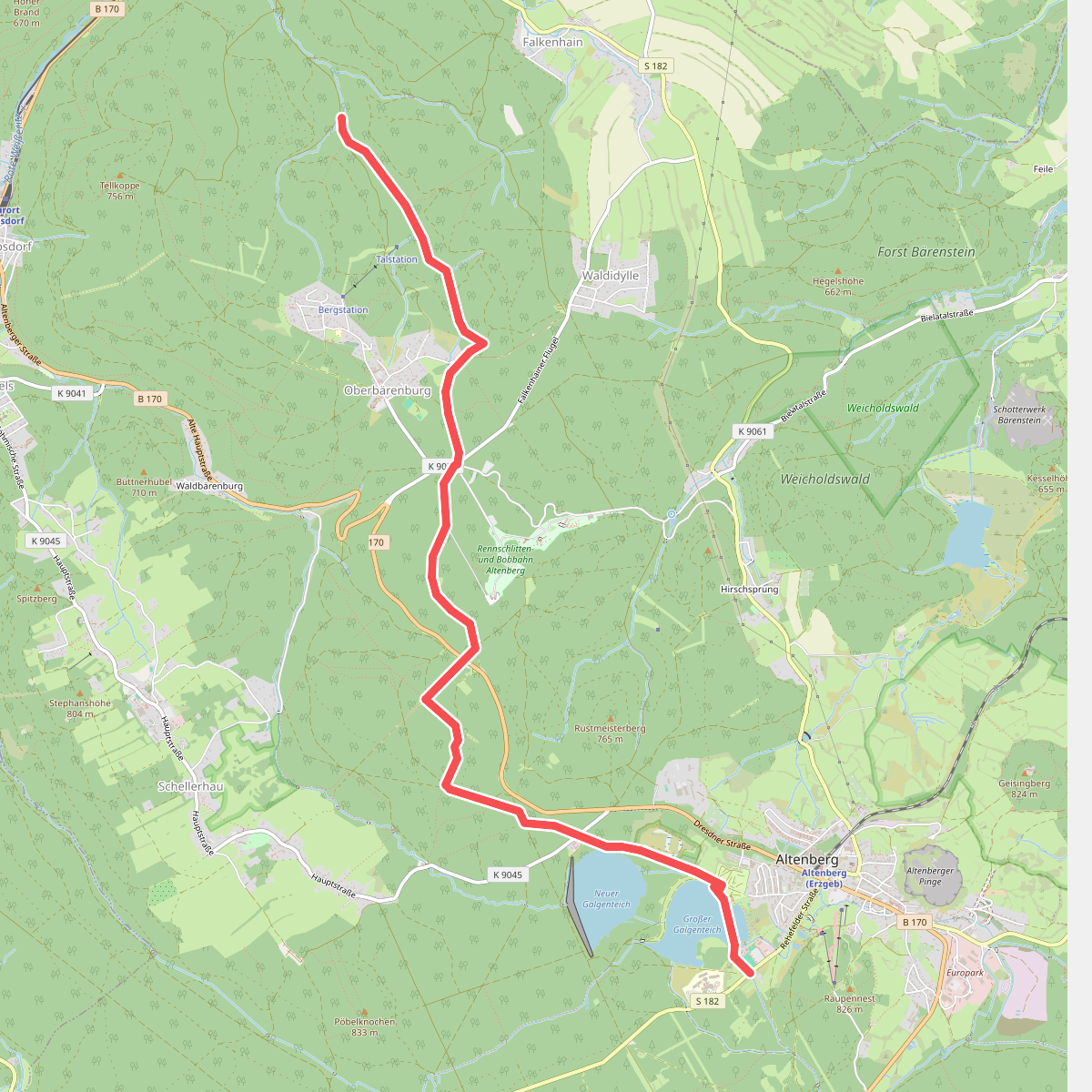 Schmiedeberg - Altenberg