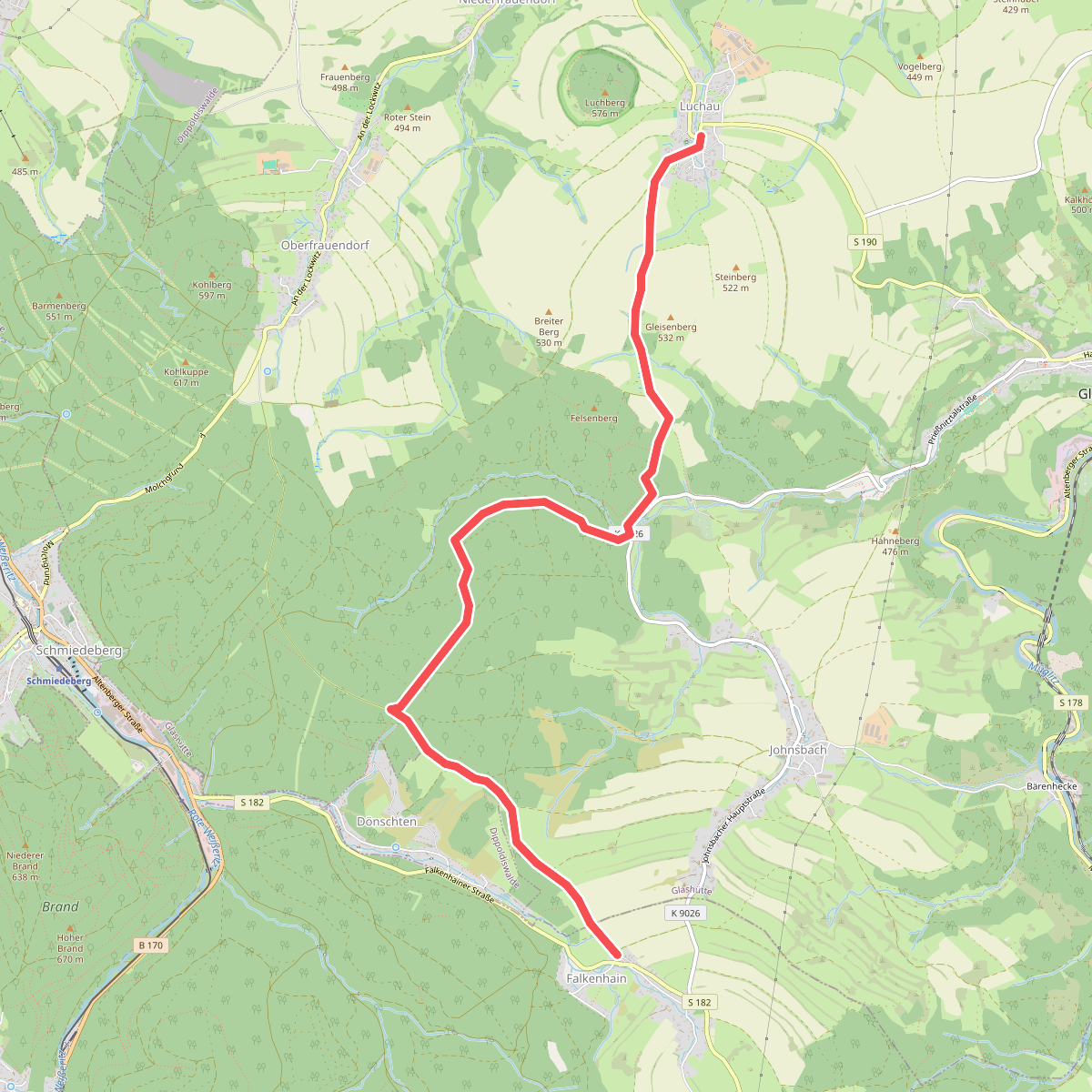 Grüner Balken