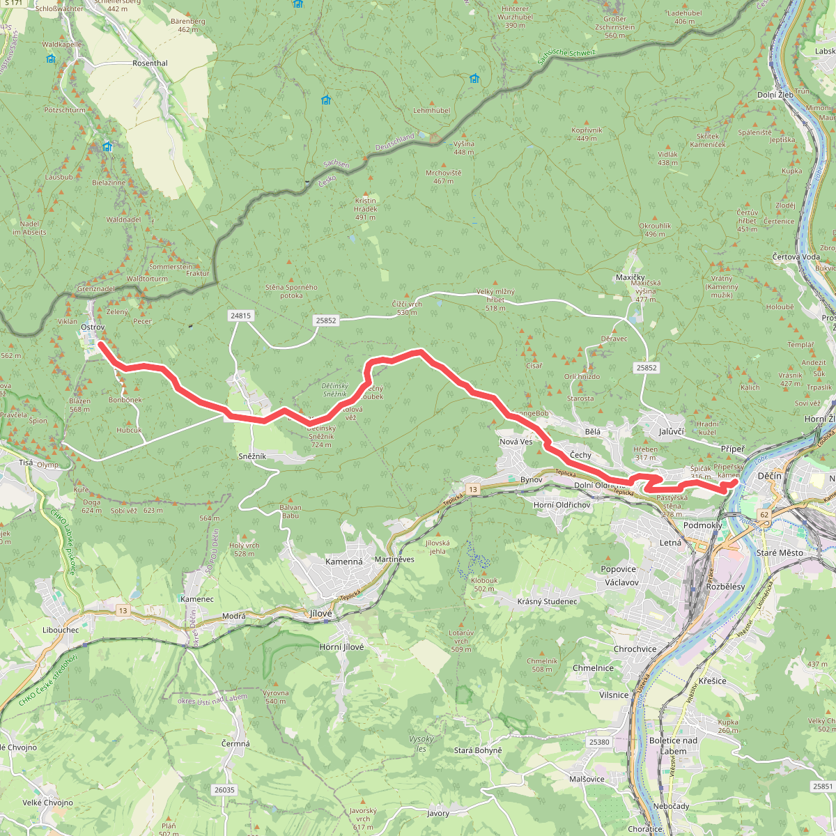 [Č] Ostrov - Děčín