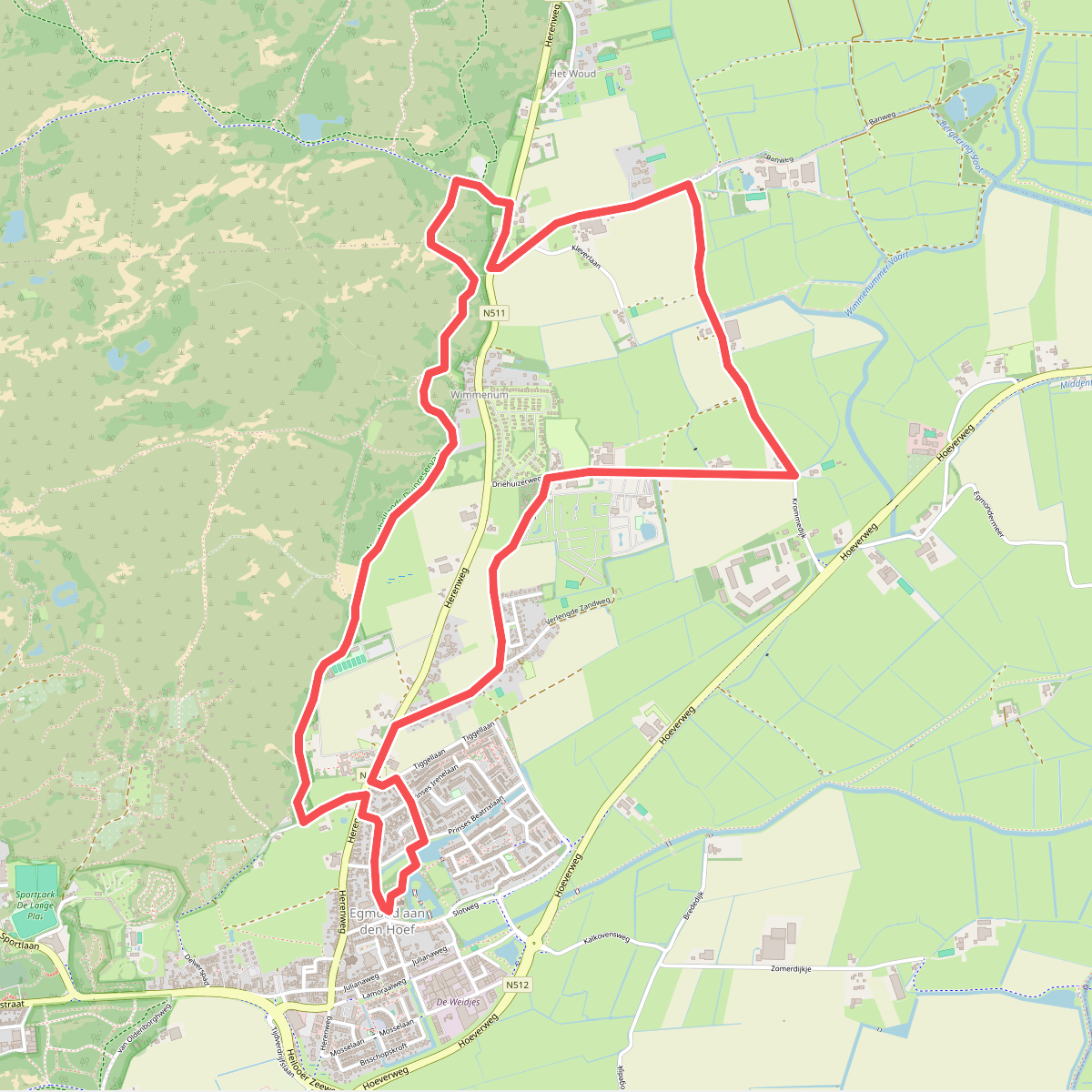 Duinrandroute