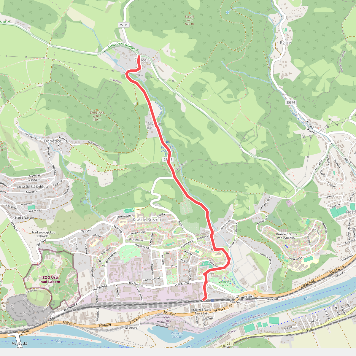 [Ž] Krásné Březno - Žežice