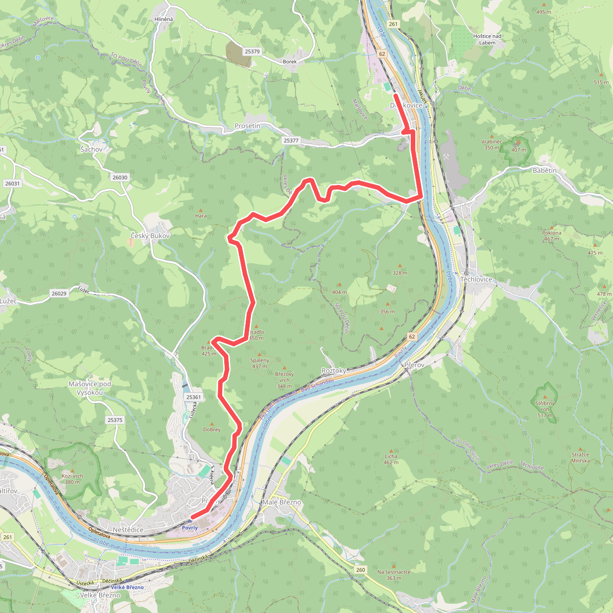[M] Povrly - Dobkovice