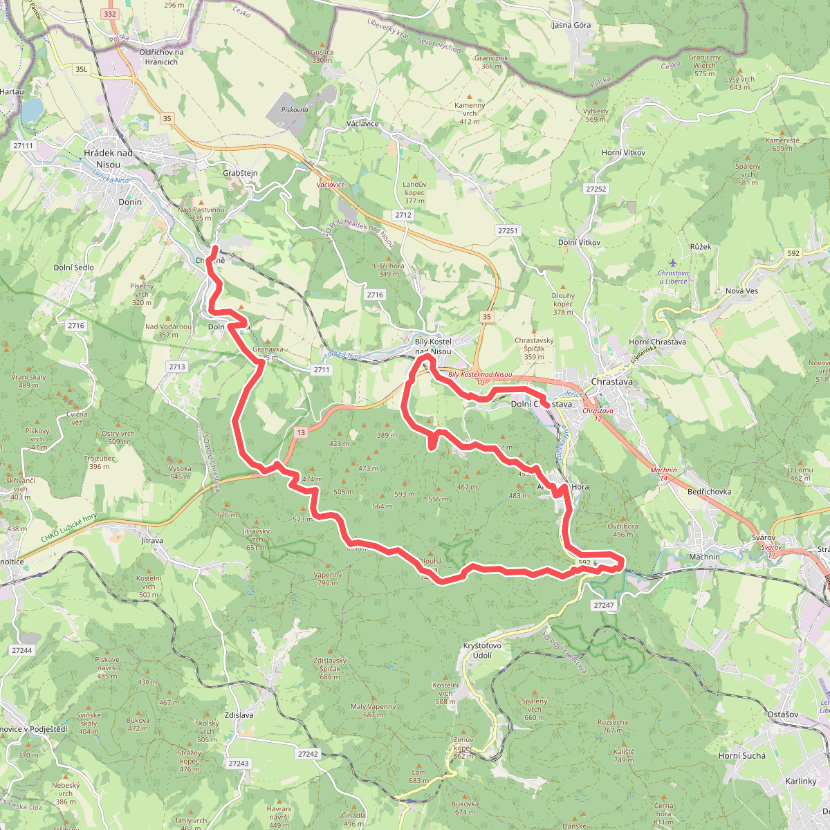 [M] Chotyně (žst.) - Chrastava