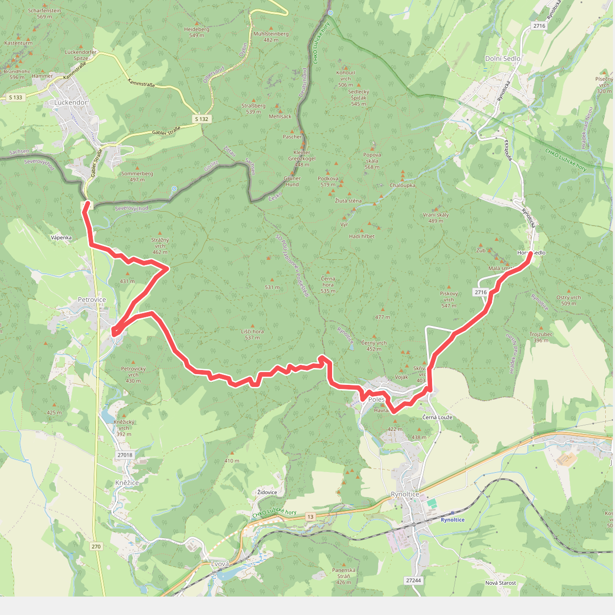 [M] Horní Sedlo - Petrovice