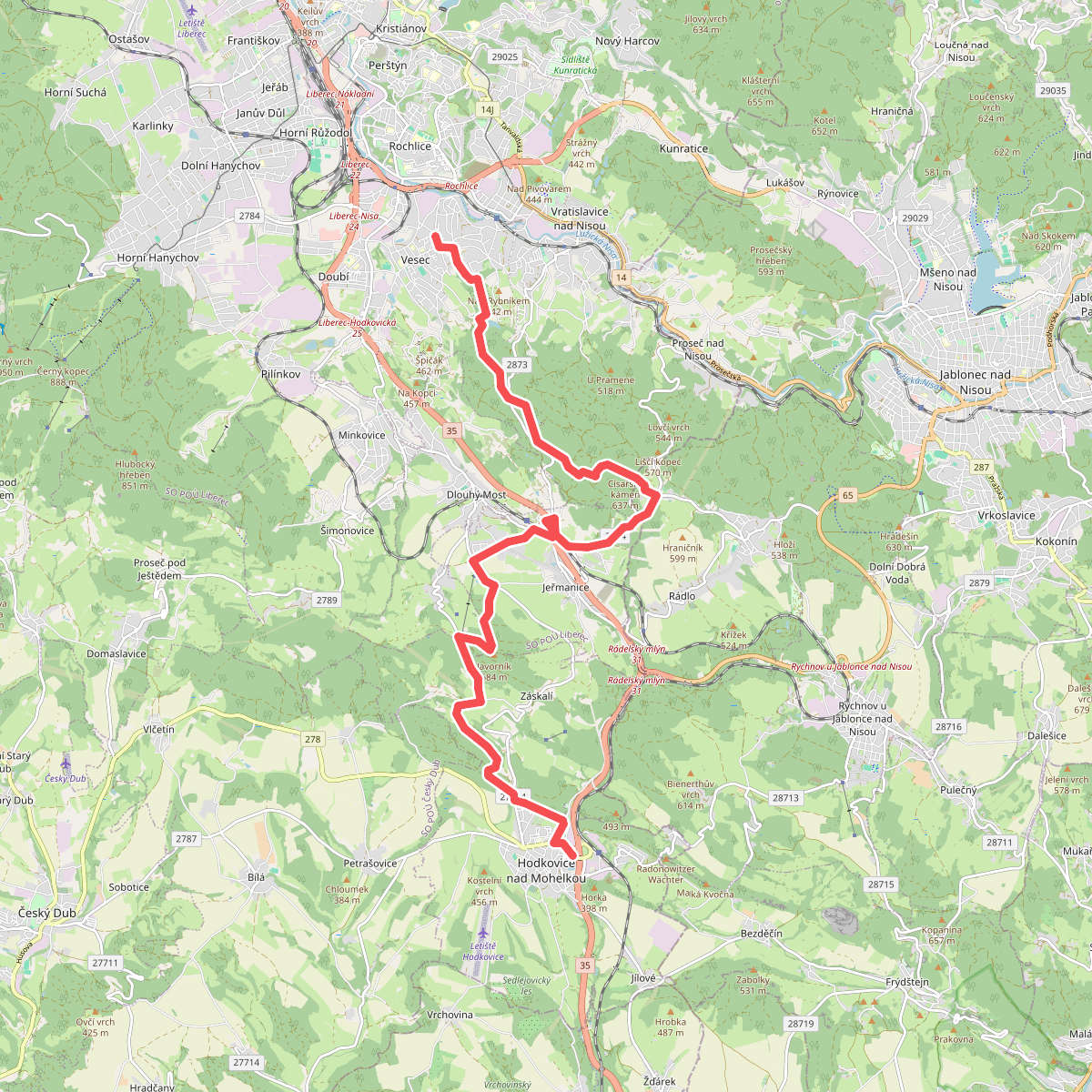 [Z] Hodkovice nad Mohelkou-Liberec