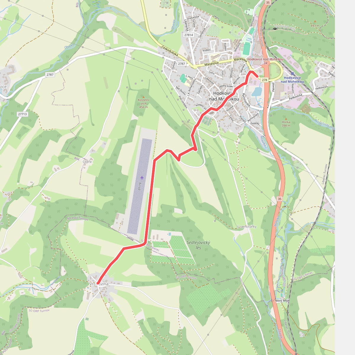 [Ž] Hodkovice nad Mohelkou - Vrchovina