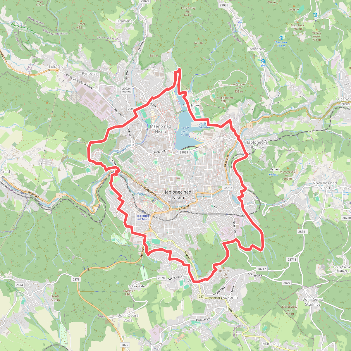 [Č] Jablonecký vyhlídkový okruh