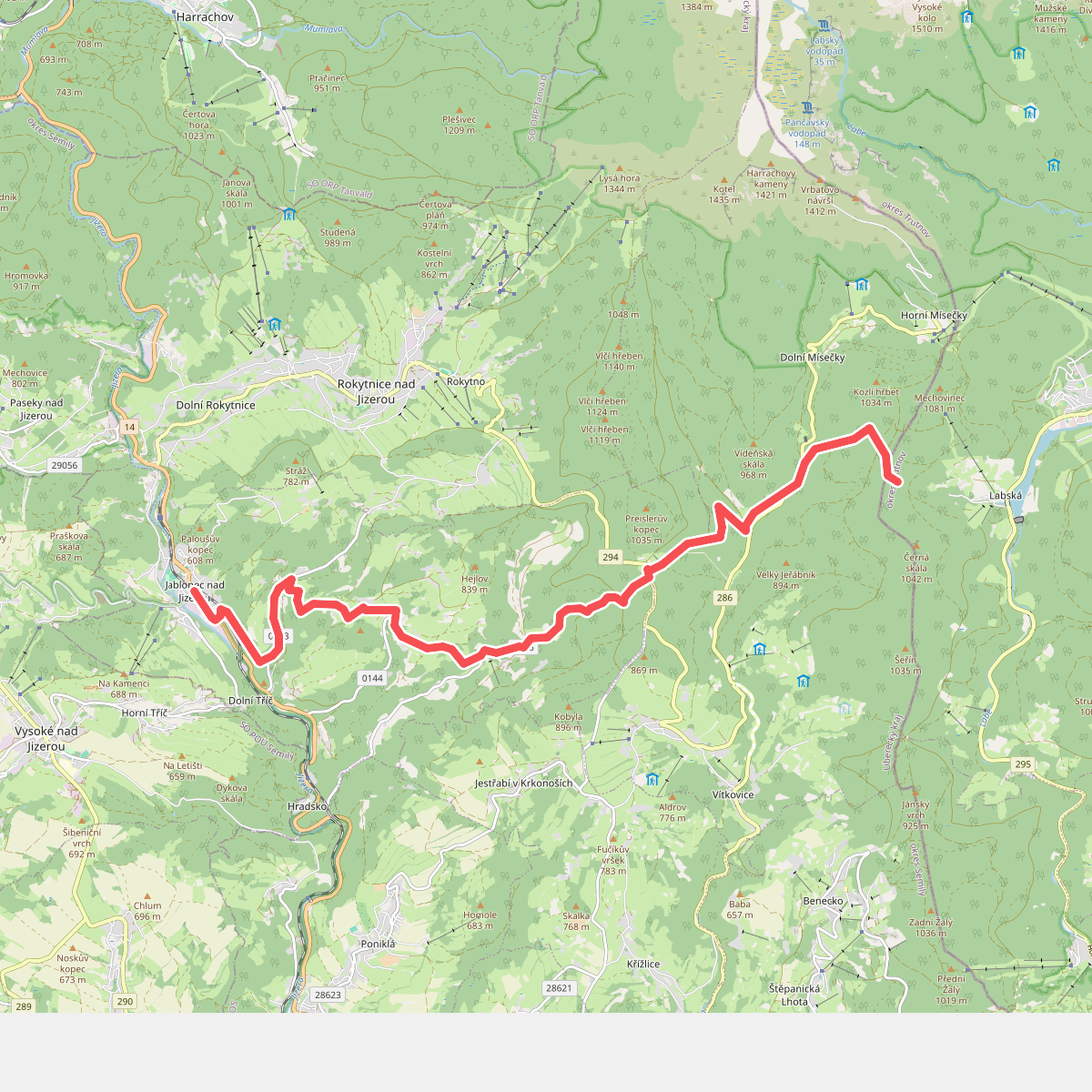 [M] Jablonec n. Jiz. - Pod Černou skálou