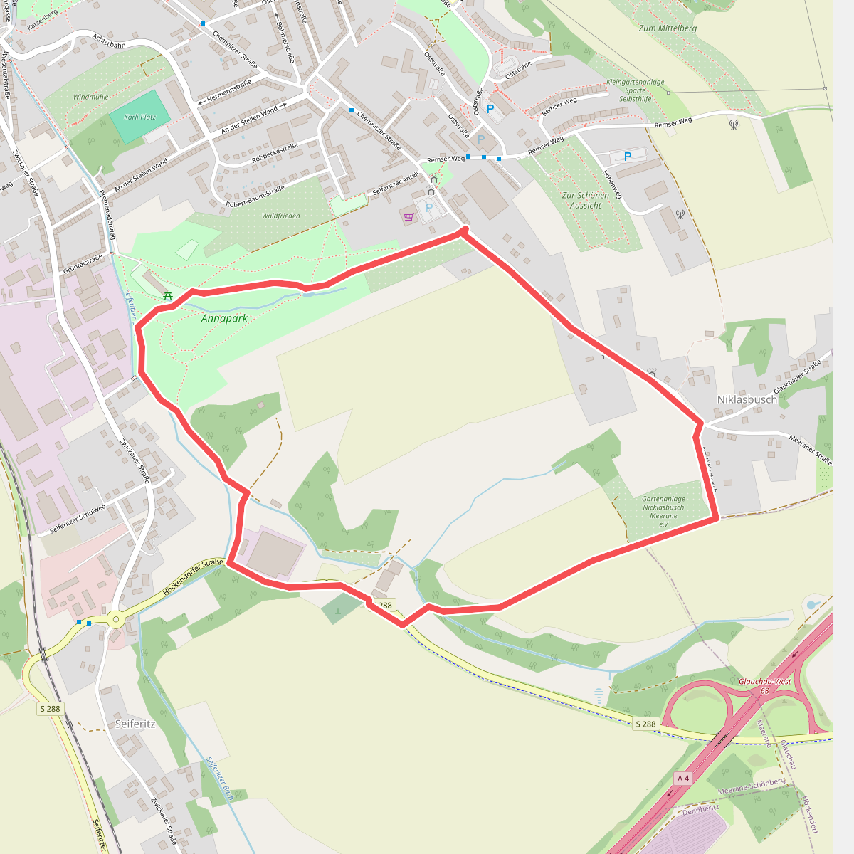 Ww Annapark - Nicklasbusch Rundweg
