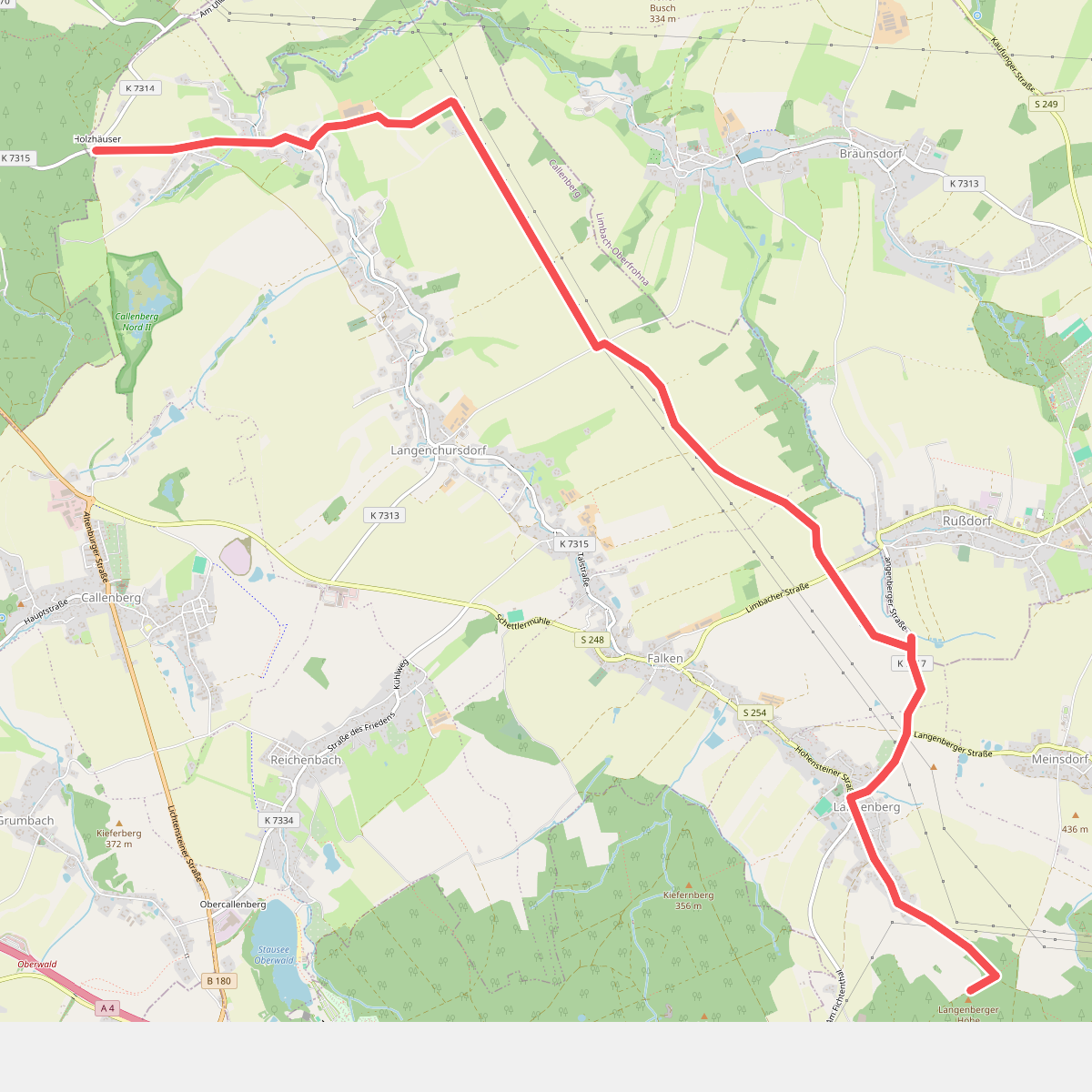 Ww Langenchursdorf - Langenberger Höhe