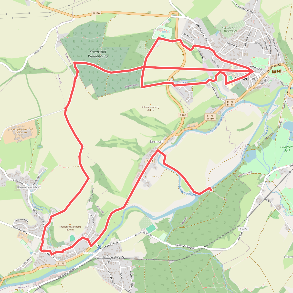 Ww Waldenburg - Remse - Kerztsch